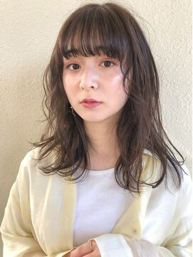 パーク(PAAQ) 【田中智大】ミディアムレイヤー×シースルー厚めバング