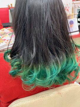 ピア ヘアーズ PIAA hair's 裾カラー