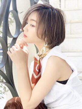 アンド ストーリーズ(&STORIES) ショート/ボブ【外ハネボブ/アッシュブラウン/ネオウルフ】