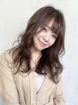 アイティー バイ アルバム 浦和店(IT by ALBUM) ラフカールミディアム_ココアブラウンセシルカット_37359