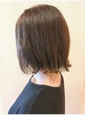 【morio鶴瀬】外ハネ切りっぱなしボブ