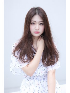 クシュ 所沢東口店(kusyu...) うる艶髪暖色系カラー×ジェシカライツ風アップバンク抜け感ヘア