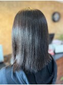 艶感ストレートミルフィーユカラー寒色系透明感美肌