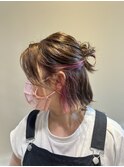 外ハネインナーカラー