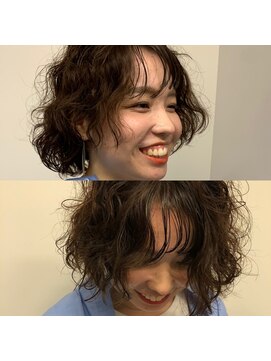 キジ(KIJI) ボブスパイラルパーマ