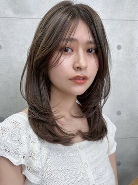 ガーデン 銀座(GARDEN) くびレイヤーミディアムグレーベージュイメチェンフルバング