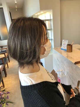 ソレカ(SORECA) 【SORECA/ソレカ】外ハネボブ × オリーブカラー