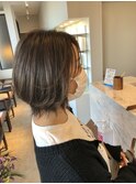 【SORECA/ソレカ】外ハネボブ × オリーブカラー