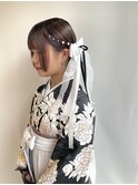 2024卒業式ヘアセット × 袴着付け