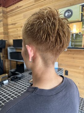 ラロ(raro) メンズショート／ブリーチ無しハイトーン