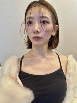 サンド 表参道(sand) ショートボブ縮毛矯正 10代20代30代40代