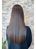 カット　+【サラサラ】縮毛矯正リペアストレート￥12960⇒　￥11000