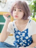 外国人風インナーハイライト小顔ボブパーマc5川口10代20代30代