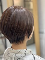ハナサカヤヘアーサロン(hanasakaya hair salon)&nbsp;ショートボブ×くびれレイヤー×ニュアンスカラー