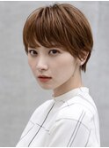 ハンサムショート/ニュアンスパーマ/ベージュカラー/マッシュ