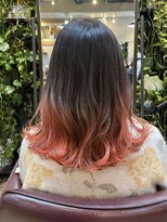 ロダット 横浜(LODAT by little) 裾カラー×オレンジベージュ【LODAT横浜】