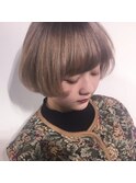 おしゃれ外人風ショートボブ