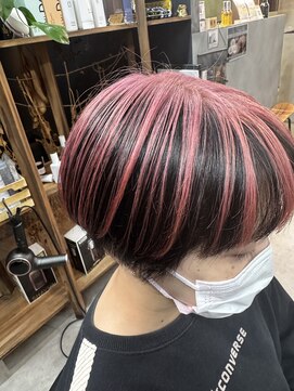 クラッチバイシオンアグリゲイト(CLUTCH by Zi-on aggregate) アンブレラカラー×ピンクベージュ