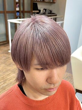 スタジオフォーエイチ(STUDIO 4H) ピンクベージュ/マッシュウルフ/パープルカラー/ミルクティー