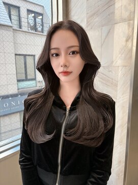 リリー(Lilley) 【lilley 稲永麻衣】顔まわりカット+レイヤーカット+韓国ヘア