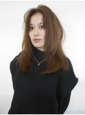 ワンブリーチで作る柔らかベージュ