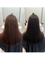 シンズ 銀座(sins)&nbsp;ぱやぱやとした毛羽立ち悩みにこそsins式髪質改善酸性ストレート