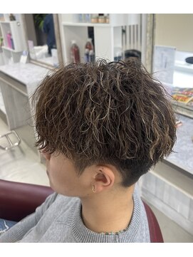 クロス(CROSS) 波巻きパーマ&メッシュ