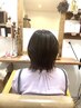 【平日午後限定】カット＋カラー＋ヘッドマッサージ　￥10500