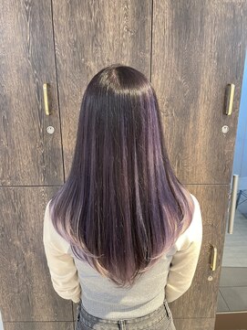アジールヘア 池袋東口店(agir hair) ☆デザインカラー/アンブレラカラー/ラベンダーグレージュ/池袋