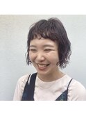 【favori 自由が丘】ショートバング×ツヤ感ボブ