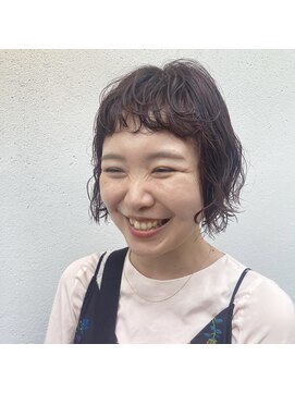 ファヴォリ(favori) 【favori 自由が丘】ショートバング×ツヤ感ボブ