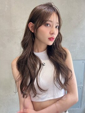 オーウェル 銀座(Owelle) 銀座　cheri  透明感グレージュ×くびれレイヤー