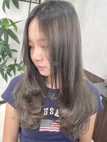 ベルヘアーデザイン 堺東(Belle hair Design)&nbsp;韓国風顔周りレイヤーカットアディクシーカラー堺東20代30代40代
