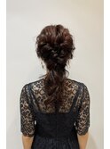 お呼ばれローポニーヘアセット反町美容室