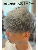 イデアル(ide'al)&nbsp;Instagramで人気オーダー！ワンブリーチで作るホワイトグレー