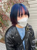 セイル(Sail) ブルーヴァイオレット×ピンクフリンジ