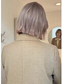 グレーベージュ/ボブスタイル