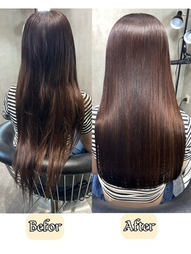 ヨンサンキュウ(439) 似合わせカット＋髪質改善カラー＋トリートメント