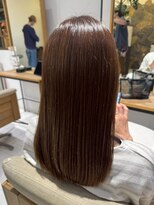 ヘアリゾート粋 リマ 銀座店(lima)&nbsp;透明感カラー/キャラメルブラウン/ストレートロング