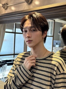 ブチメンズヘア(Buchi MEN'S HAIR) シースルーセンターパート ダウンパーマ