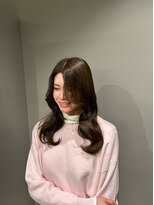 イオエ 西梅田(ioe)&nbsp;ブリーチなしカラー／髪質改善/ミルクティーベージュ/小顔へア