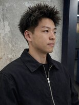 オルカ(ORCA)&nbsp;men's/ニュアンスパーマ/リバースセンターパート/眉毛/新宿