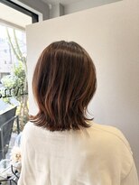 リヴナ(Livna)&nbsp;春らしいオレンジベージュに外ハネレイヤー◎