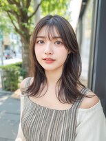 フォームフォローズファンクション 本郷(FORM FOLLOWS FUNCTION)&nbsp;ナチュラルブラウン×透けバングミディ