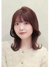 プランツヘアー 高宮店(Plants hair)&nbsp;くびれミディアム × ピンクベージュ　高宮 平尾 大橋 野間 薬院