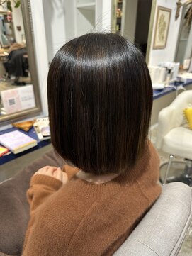 ミレヘアー 越谷(Mire hair) “ぱやぱや“ツヤがでない/乾かすだけbefore→after