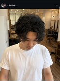 メンズスパイラルパーマ