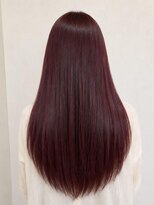 シエ バイ ケンジ 湘南台(sie by KENJE)&nbsp;ワインレッド×艶感ロングレイヤー×髪質改善