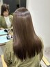 [集中髪質改善ケアコース]カット+白髪ぼかし+最高級髪質改善TR￥16500【白髪】