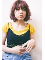 シアン ヘア デザイン(cyan hair design) 【cyan】クセを活かしたニュアンスボブ